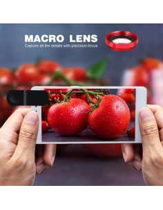 Kit de Lentes para Cámara de Teléfono Hemobllo 3 en 1 2