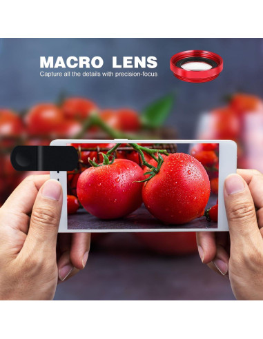 Kit de Lentes para Cámara de Teléfono Hemobllo 3 en 1