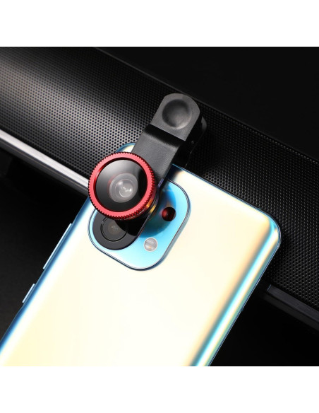 Kit de Lentes para Cámara de Teléfono Hemobllo 3 en 1