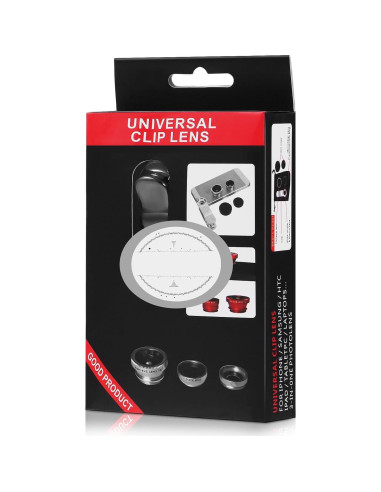 Kit de Lentes para Cámara de Teléfono Hemobllo 3 en 1