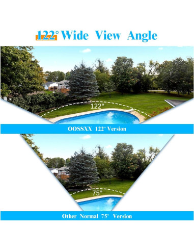 Sistema de Cámara de Seguridad OOSSXX 5MP Full HD IP67