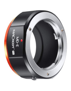 Adaptador K&F Concept MD a NEX para Lentes Minolta a Sony E 2