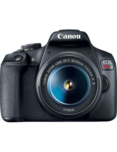 Cámara DSLR Canon EOS Rebel T7 2000D con 3 Lentes y Accesorios