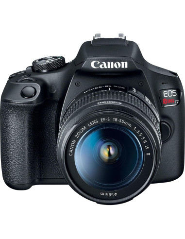 Cámara DSLR Canon EOS Rebel T7 2000D con 3 Lentes y Accesorios