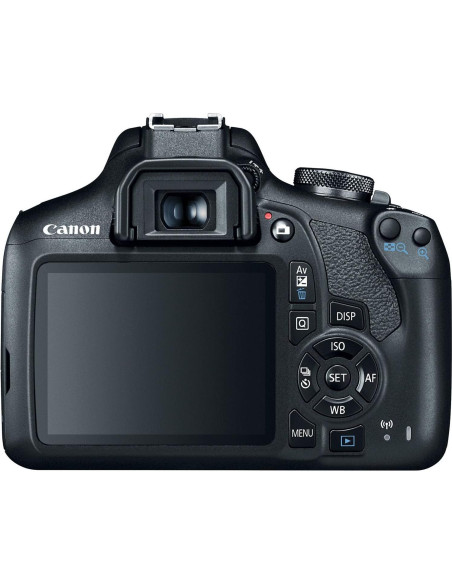 Cámara DSLR Canon EOS Rebel T7 2000D con 3 Lentes y Accesorios