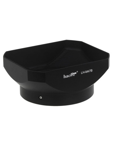 Sombrero de Lente de Metal Haoge LH-M47B para Olympus M.ZUIKO 12mm