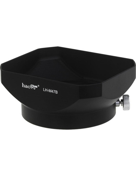 Sombrero de Lente de Metal Haoge LH-M47B para Olympus M.ZUIKO 12mm