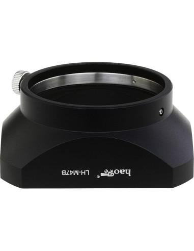 Sombrero de Lente de Metal Haoge LH-M47B para Olympus M.ZUIKO 12mm