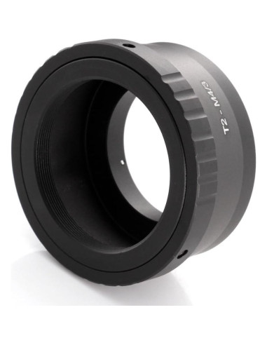 Adaptador T2 a Micro Cuatro Tercios FocusFoto para Olympus y Panasonic