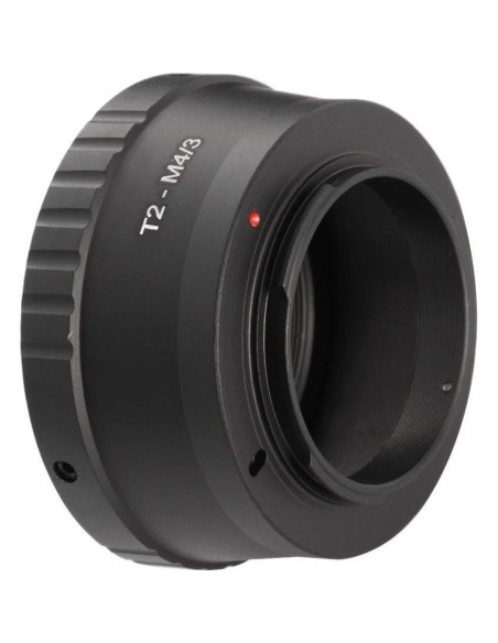 Adaptador T2 a Micro Cuatro Tercios FocusFoto para Olympus y Panasonic