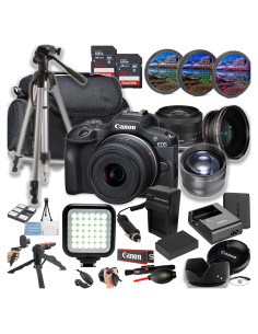 Cámara Sin Espejo Canon EOS R100 + Lente 18-45mm + Accesorios