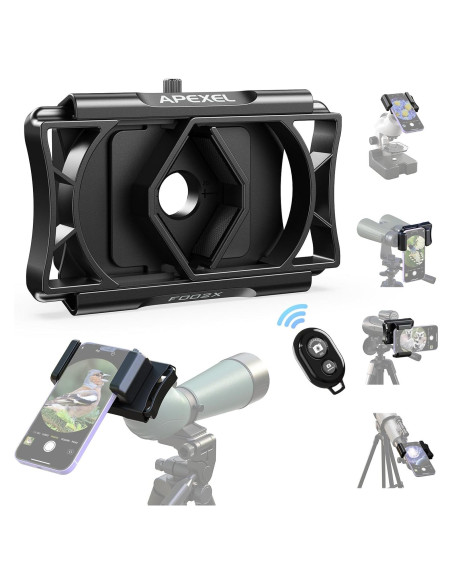 Adaptador de Teléfono para Telescopio Evil Eye 360 Rotatable