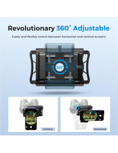 Adaptador de Teléfono para Telescopio Evil Eye 360 Rotatable 2