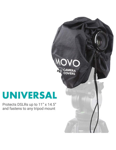 Cubierta de Lluvia Movo CRC-11 para Cámaras DSLR y Sin Espejo