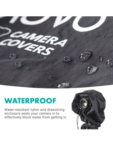 Cubierta de Lluvia Movo CRC-11 para Cámaras DSLR y Sin Espejo