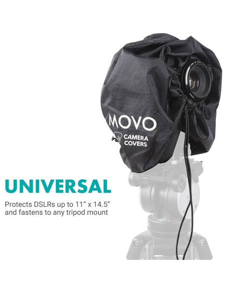 Cubierta de Lluvia Movo CRC-11 para Cámaras DSLR y Sin Espejo
