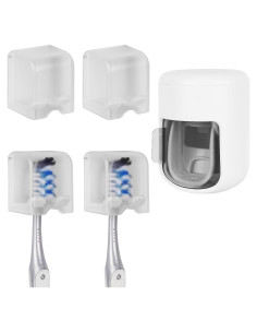 Soporte para Cepillos de Dientes LUEXBOX con Dispensador Automático