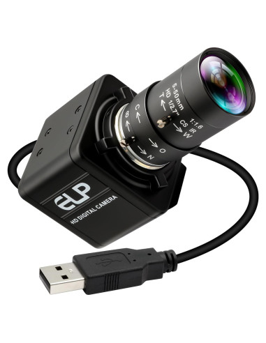 Cámara USB 16MP IFWATER con Lente Varifocal 5-50mm
