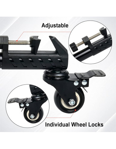 Dolly de Trípode Kingjoy VX-600 con Ruedas de Goma 5.08 cm