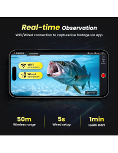 Cámara de Pesca Submarina Chasing Canfish CF1 1080P HD 2