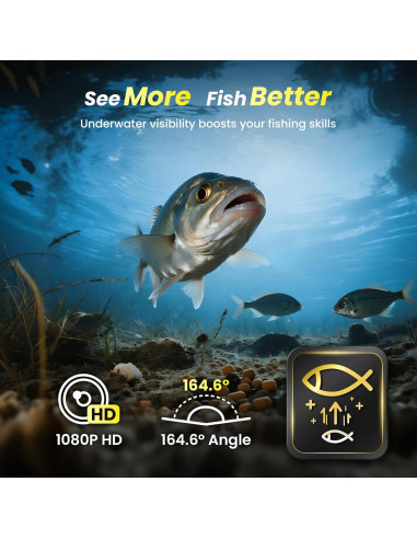 Cámara de Pesca Submarina Chasing Canfish CF1 1080P HD