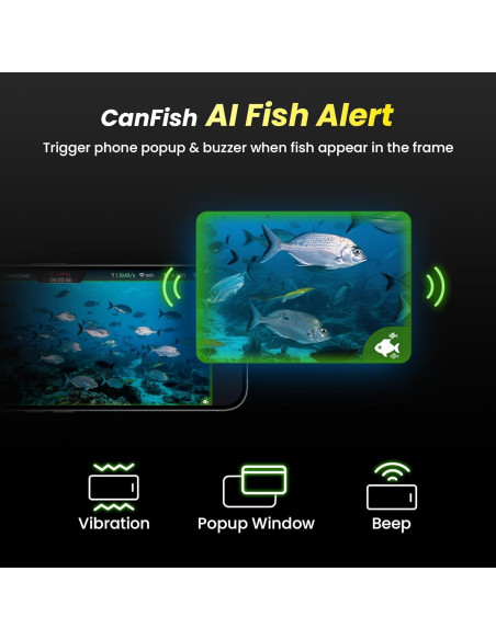 Cámara de Pesca Submarina Chasing Canfish CF1 1080P HD