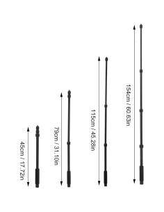 Brazo de Micrófono Shanrya de Aluminio 39-155cm 3kg 2