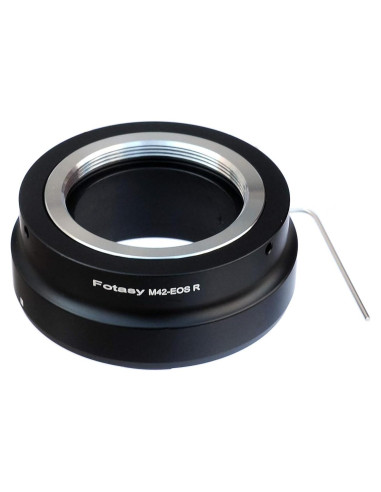 Adaptador M42 a Canon EOS RF Fotasy ER42 Ajustable 42mm