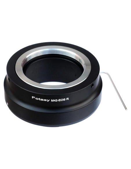 Adaptador M42 a Canon EOS RF Fotasy ER42 Ajustable 42mm