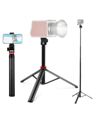 Trípode de Aluminio YSKE 205 cm Ajustable para Cámara y Luz