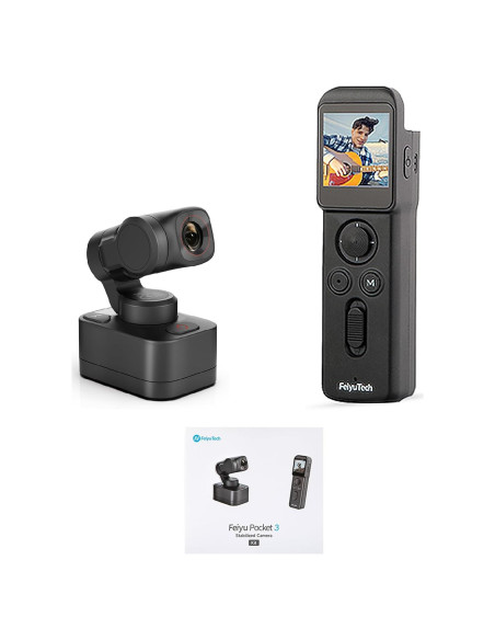 Gimbal Desmontable FeiyuTech Pocket 3 4K 60fps AI Seguimiento