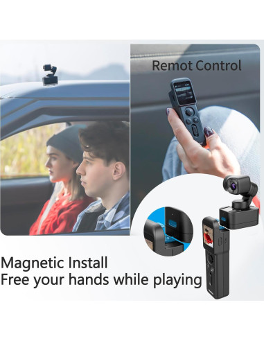 Gimbal Desmontable FeiyuTech Pocket 3 4K 60fps AI Seguimiento