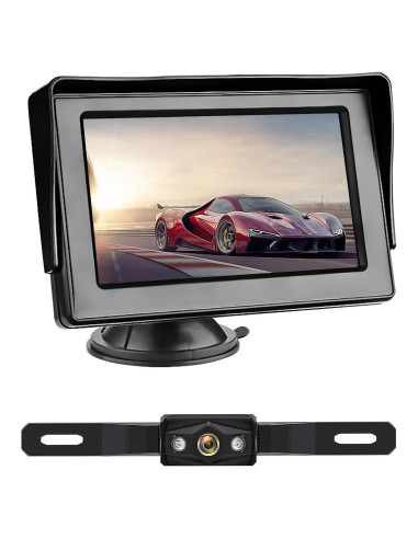 Sistema de Cámara de Respaldo LASTBUS con Monitor HD 4.3"