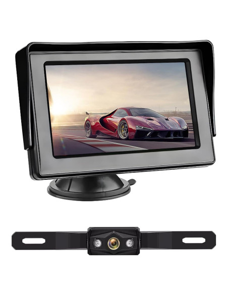 Sistema de Cámara de Respaldo LASTBUS con Monitor HD 4.3"