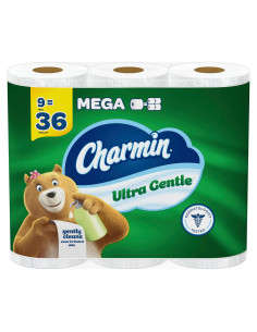 Papel Higiénico Charmin Ultra Gentle 9 Mega Rollos 231 Hojas