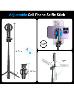Trípode Magnético para iPhone XO-SS22 con Control Remoto 2