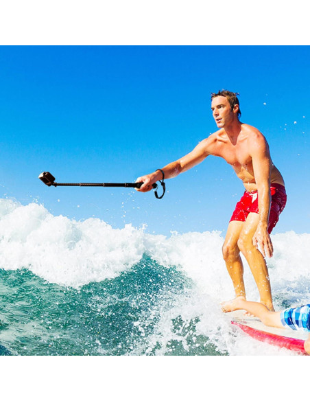 HSU Selfie Stick Telescópico Impermeable para GoPro y Móviles