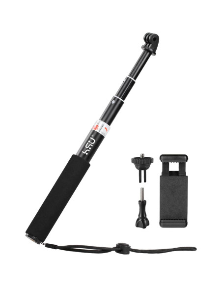HSU Selfie Stick Telescópico Impermeable para GoPro y Móviles