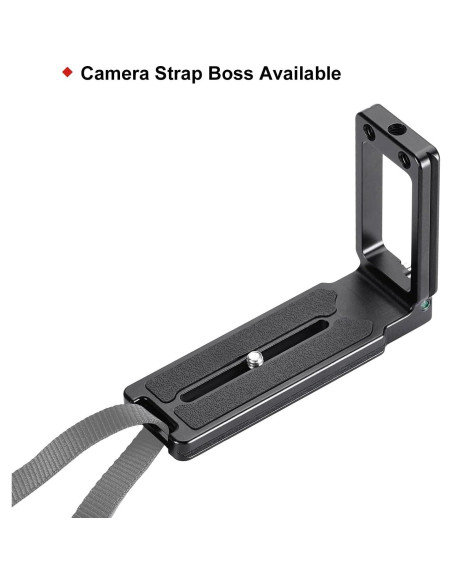 Soporte en L DPL-09 para DSLR con liberación rápida y antideslizante