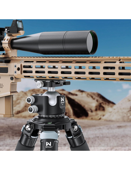 Adaptador Bipode WEYLLAN Mlok Arca Rail MK80 Aluminio 80mm