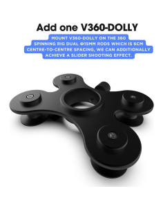 Girador de Cámara DF DIGITALFOTO V360S Plataforma Rotativa 360 2