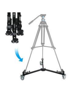 Dolly Profesional SIRUI DT-06 para Trípode de Video - 50kg