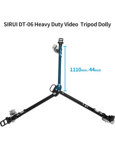 Dolly Profesional SIRUI DT-06 para Trípode de Video - 50kg 2
