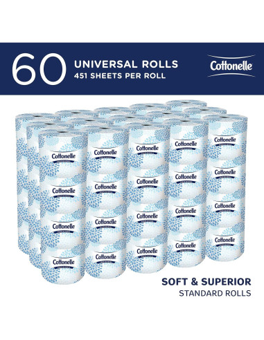Papel Higiénico Cottonelle Profesional 2 Capas 60 Rollos 451 Hojas