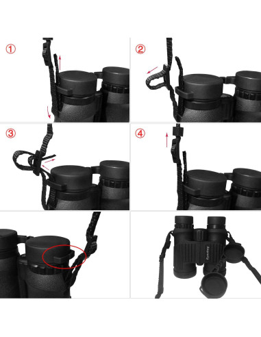 Arnés de Binoculares Eyeskey 2301 Ligero y Cómodo 108.9g