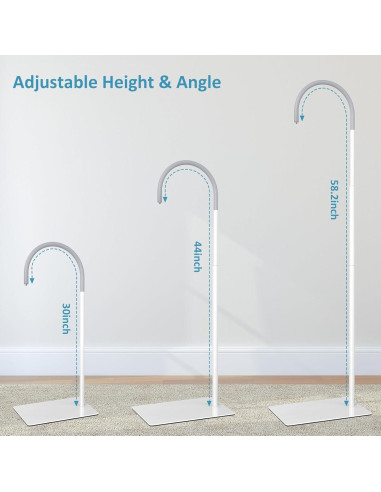 Soporte de Piso para Monitor HelloBaby HB-Floor Stand Ajustable