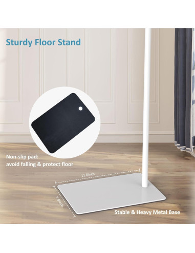 Soporte de Piso para Monitor HelloBaby HB-Floor Stand Ajustable