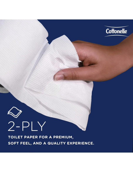 Papel Higiénico Cottonelle Profesional 2 Capas 60 Rollos 451 Hojas