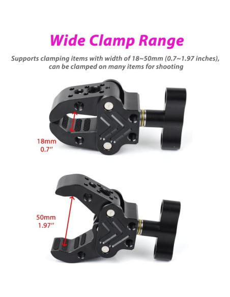 Super Clamp Akeipho para Cámara y Accesorios Fotografía