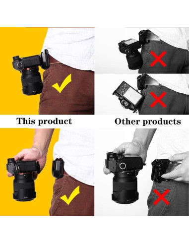 Soporte de Cinturón para Cámara SLR UJM - Ligero y Duradero